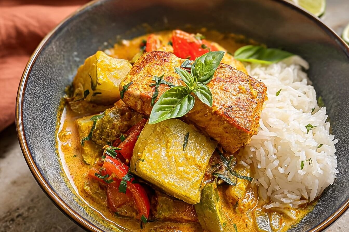 Caribbean Style Coconut Curry Salmon Recipe For Bold Flavors 6 Caribbean Style Coconut Curry Salmon