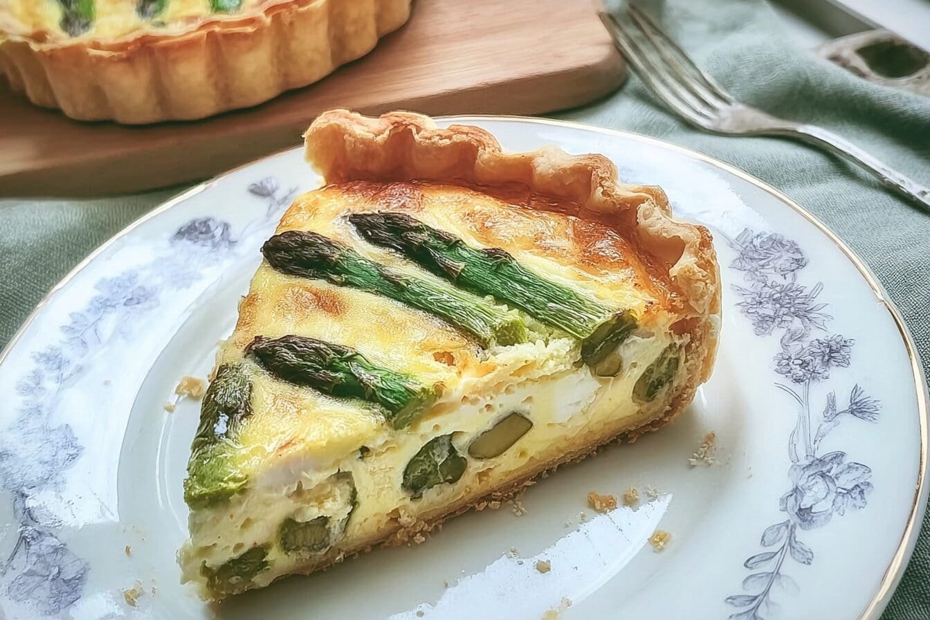 Cheese And Asparagus Quiche