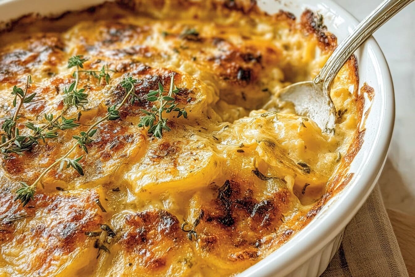 Cheesy Au Gratin Potatoes