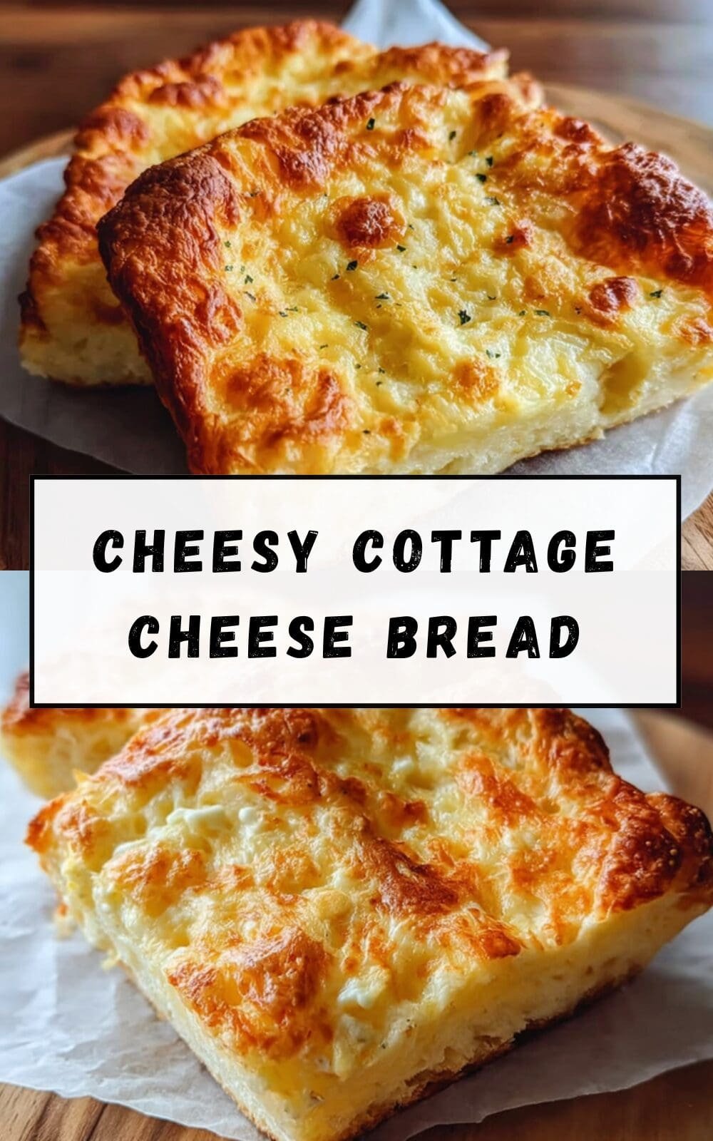 Cheesy Cottage Cheese Bread