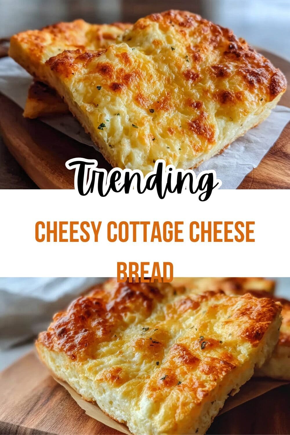 Cheesy Cottage Cheese Bread