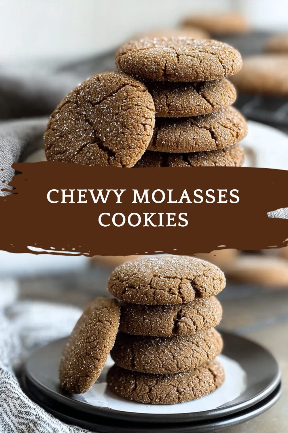 Chewy Molasses Cookies