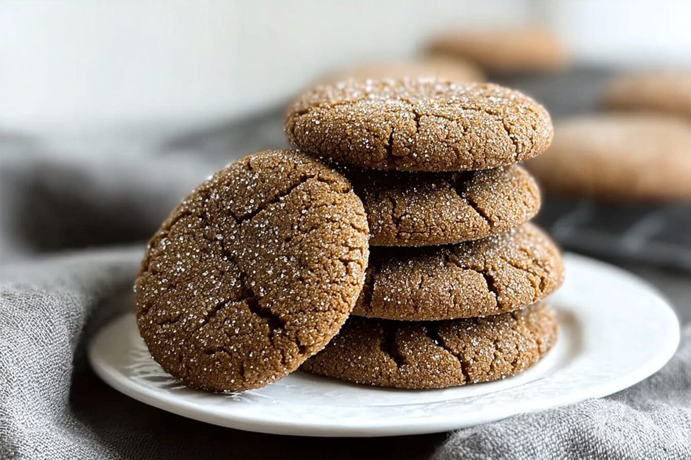 Chewy Molasses Cookies