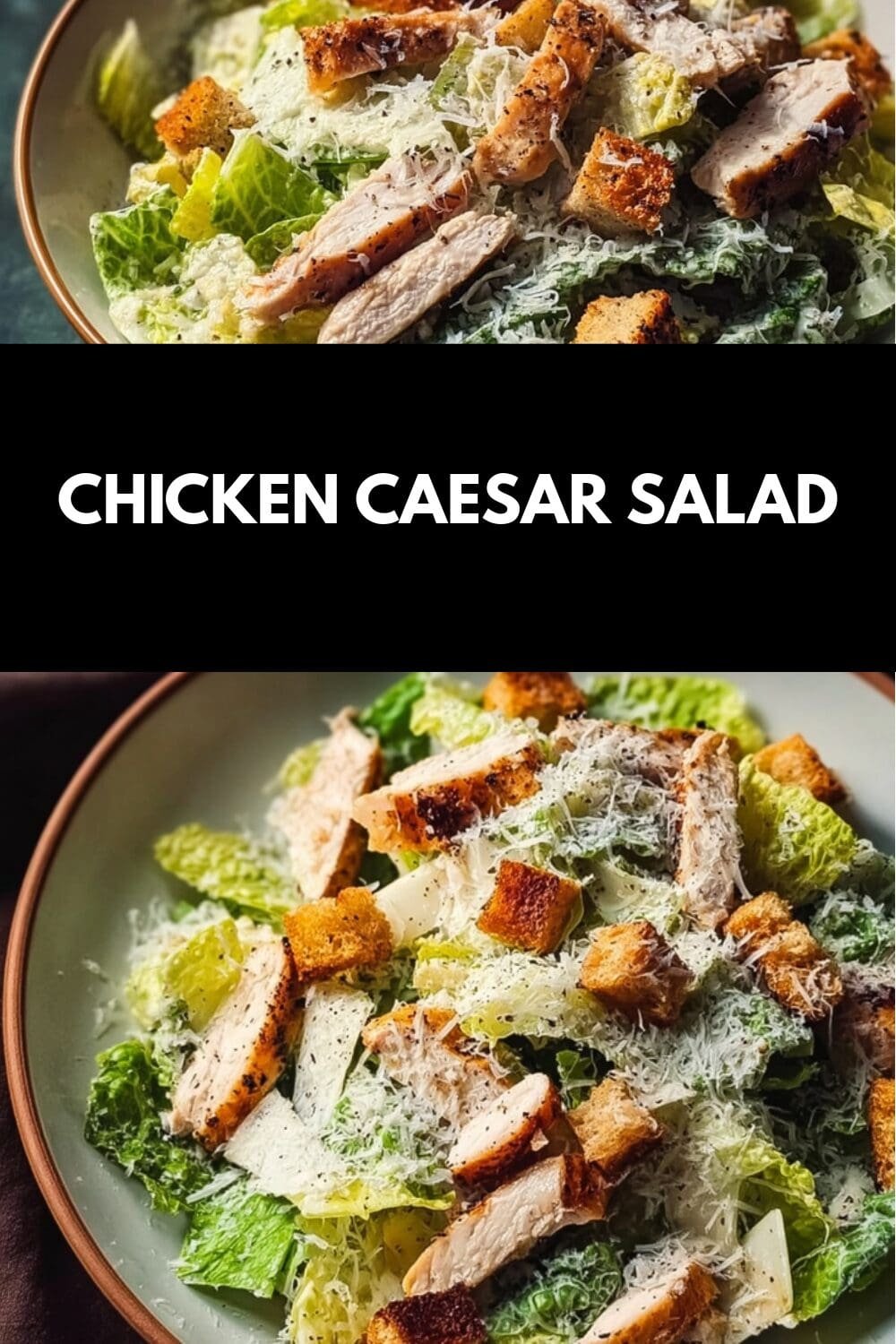 Chicken Caesar Salad With Crisp Homemade Croutons Recipe 7 Chicken Caesar Salad