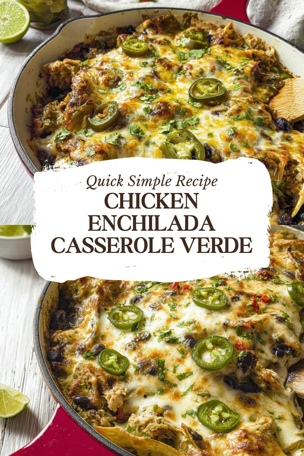 Chicken Enchilada Casserole Verde