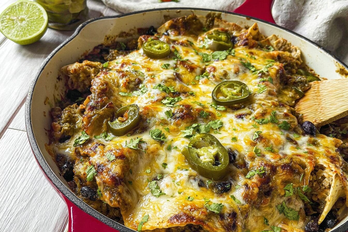 Chicken Enchilada Casserole Verde