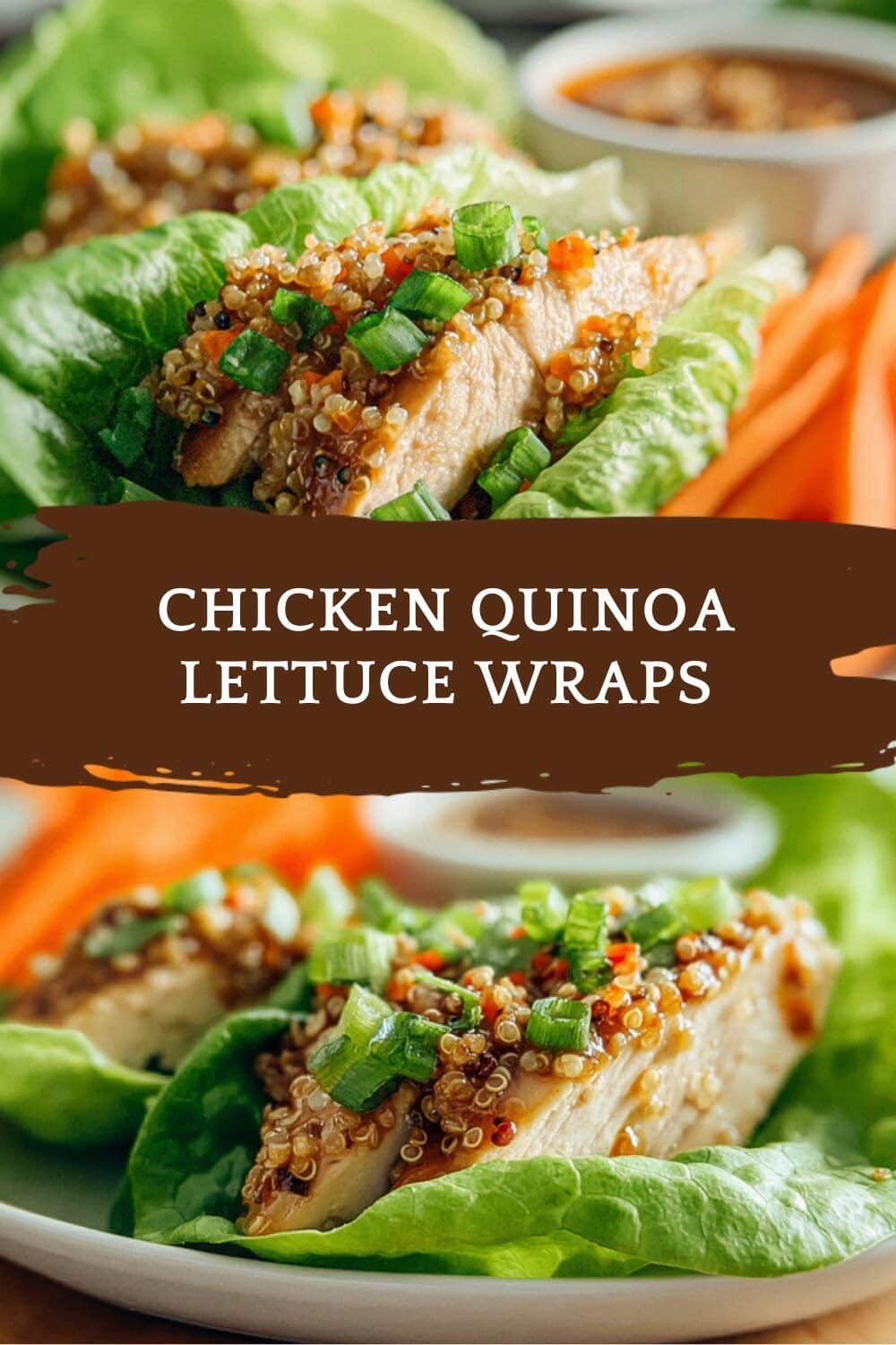 Chicken Quinoa Lettuce Wraps
