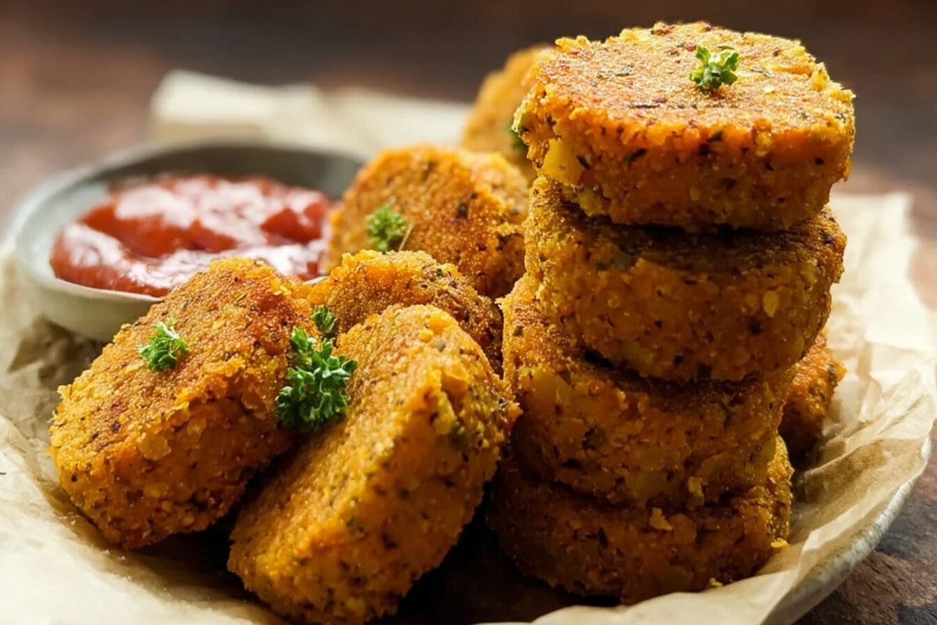 Chickpea Vegetable Nuggets