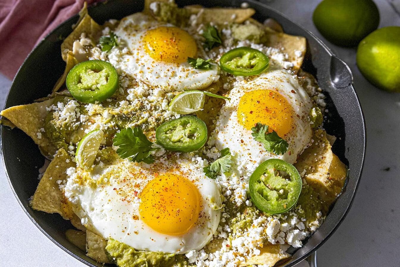 Chilaquiles Verdes Authentic Recipe With Fresh Salsa And Crispy Tortillas 6 Chilaquiles Verdes
