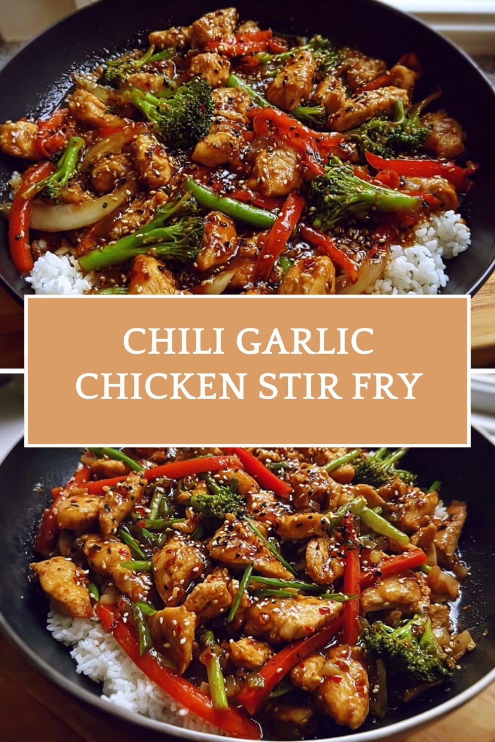 Chili Garlic Chicken Stir Fry