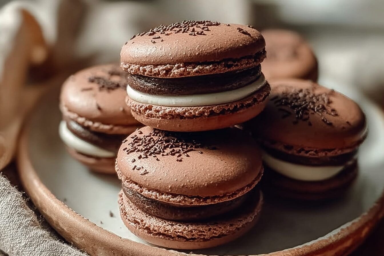 Chocolate Macaron Recipe Perfect For Baking Delicious French Treats 6 Chocolate Macarons