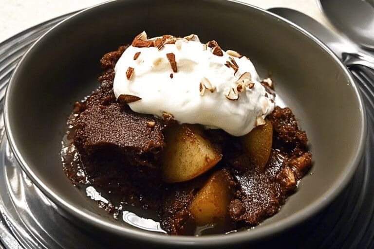 Chocolate Pear Almond Pudding 91.Png