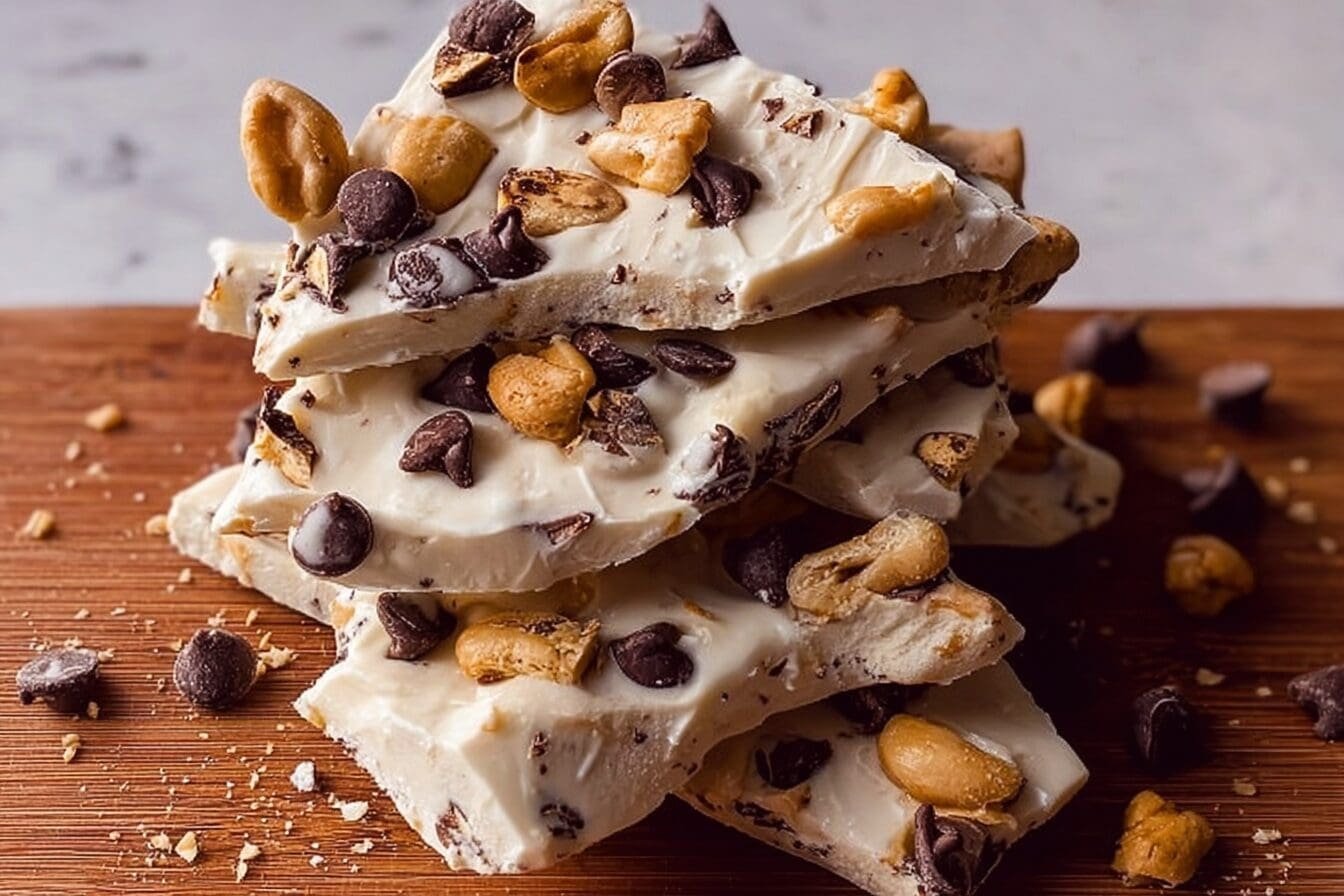 Chunky Monkey Frozen Yogurt Bark