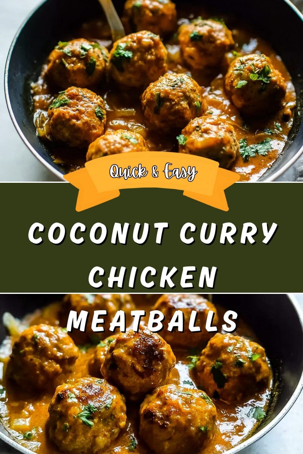 Coconut Curry Chicken Meatballs