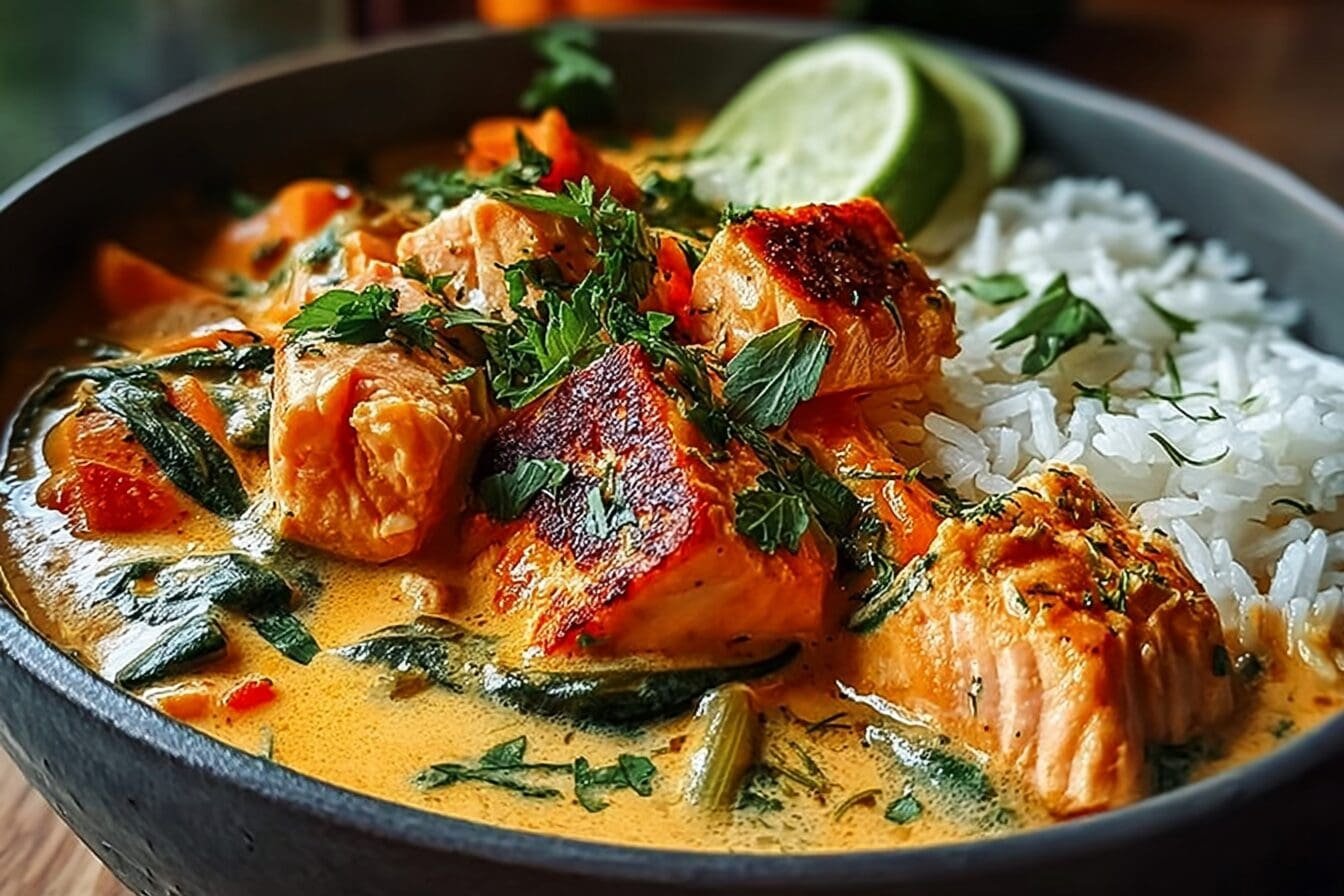 Coconut Salmon Curry