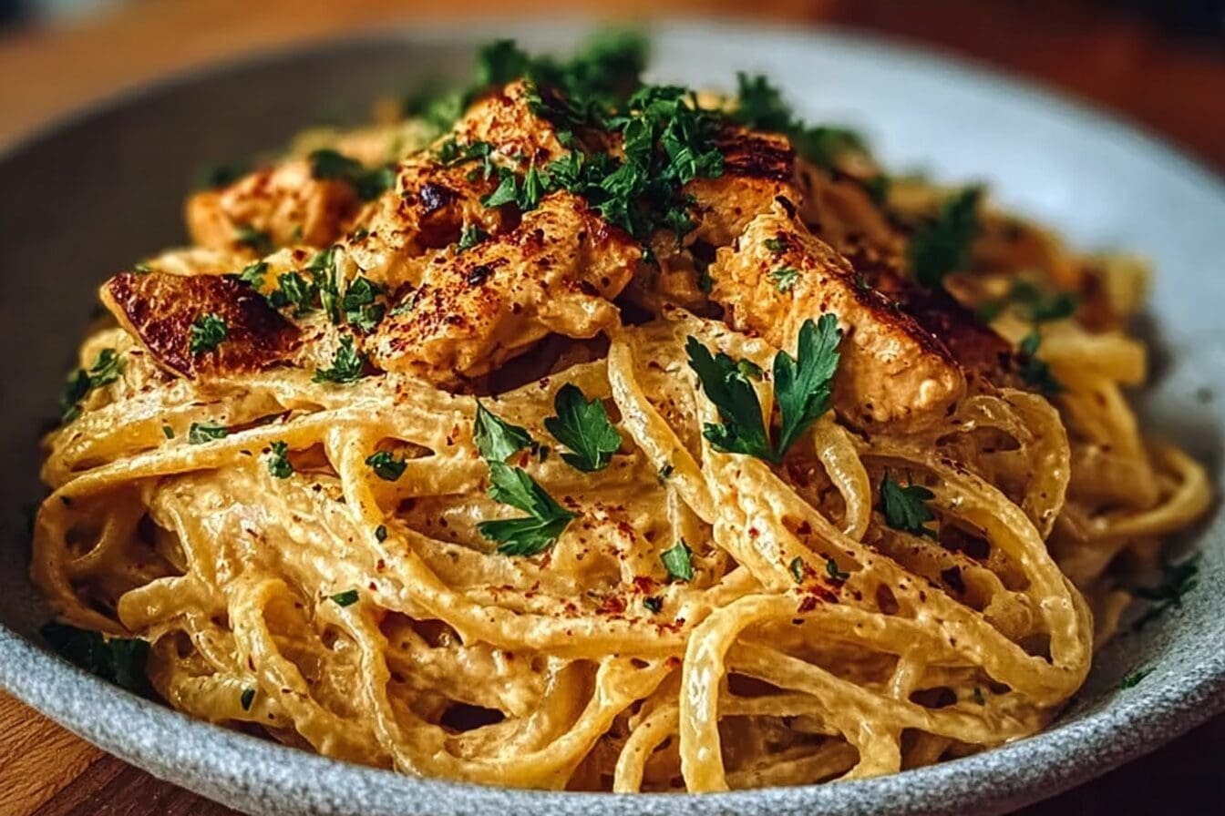 Cowboy Butter Chicken Linguine