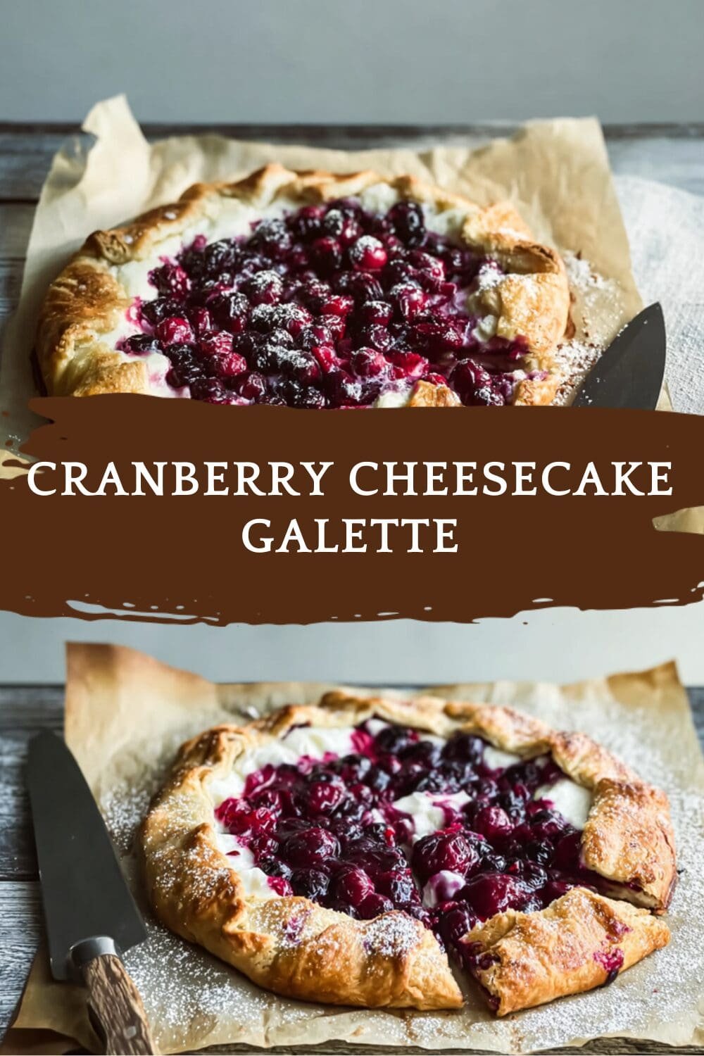 Cranberry Cheesecake Galette