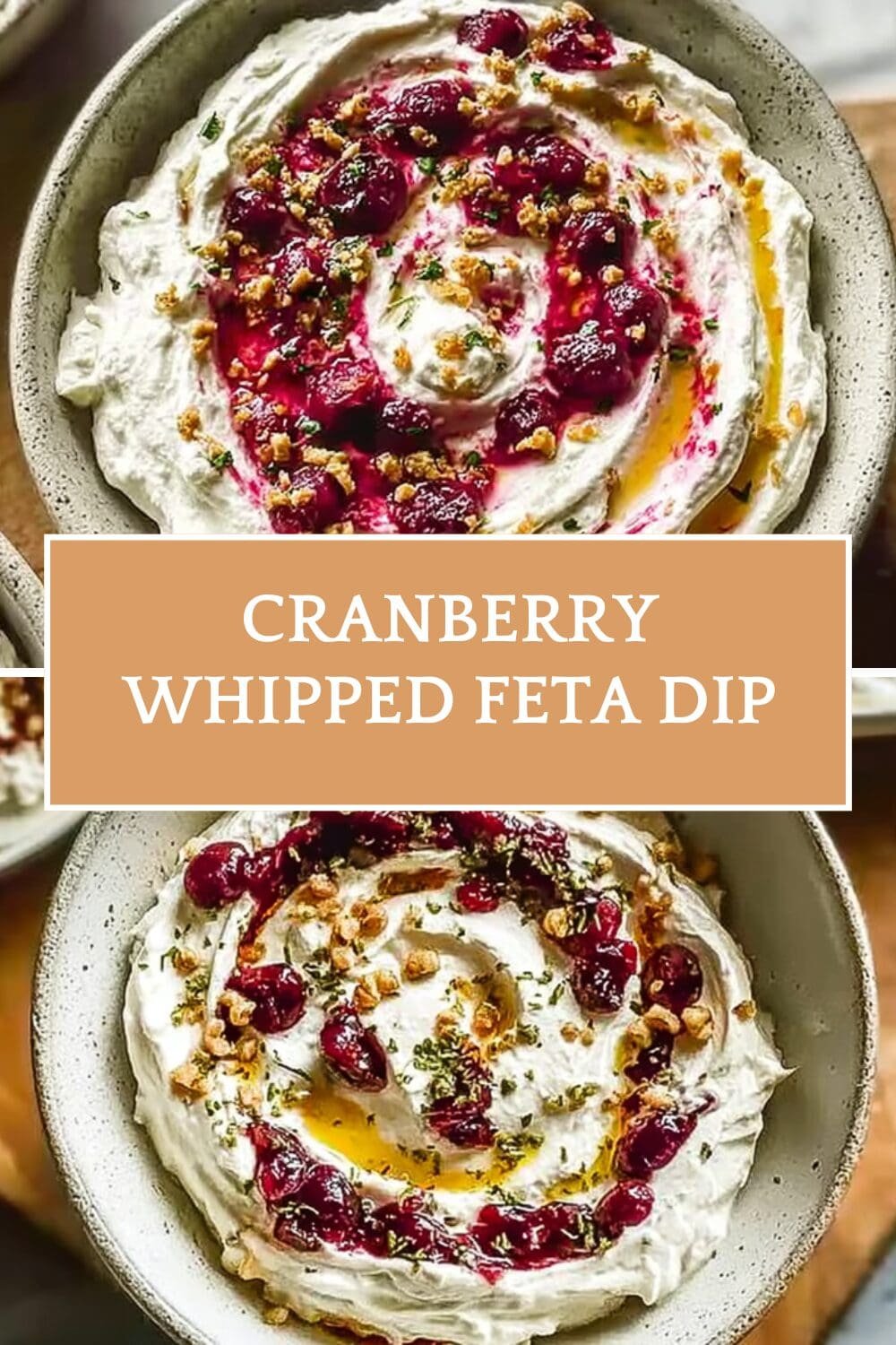 Cranberry Whipped Feta Dip