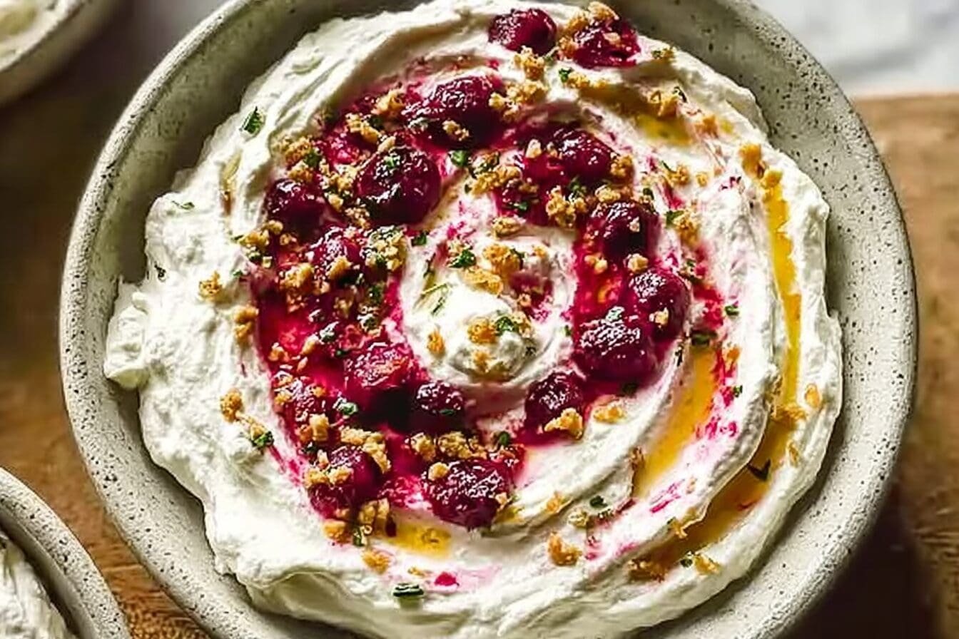 Cranberry Whipped Feta Dip