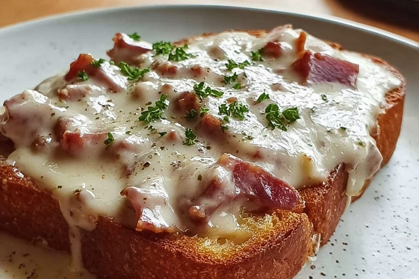 Creamed Chipped Beef On Toast