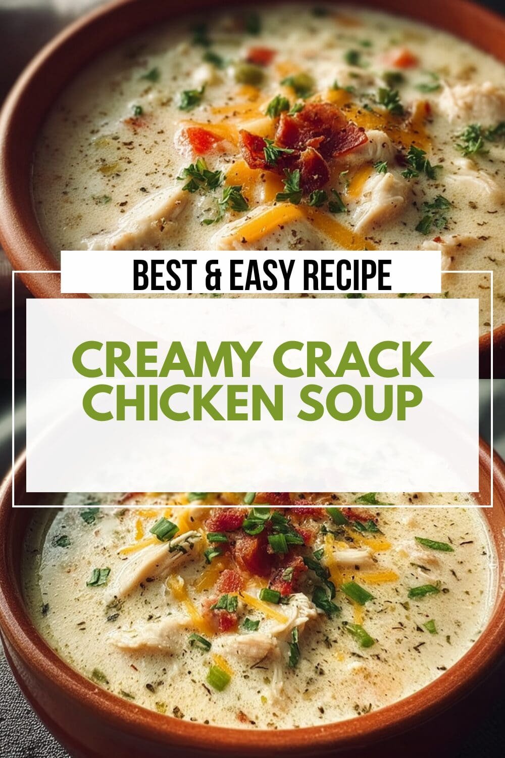 Creamy Crack Chicken Soup