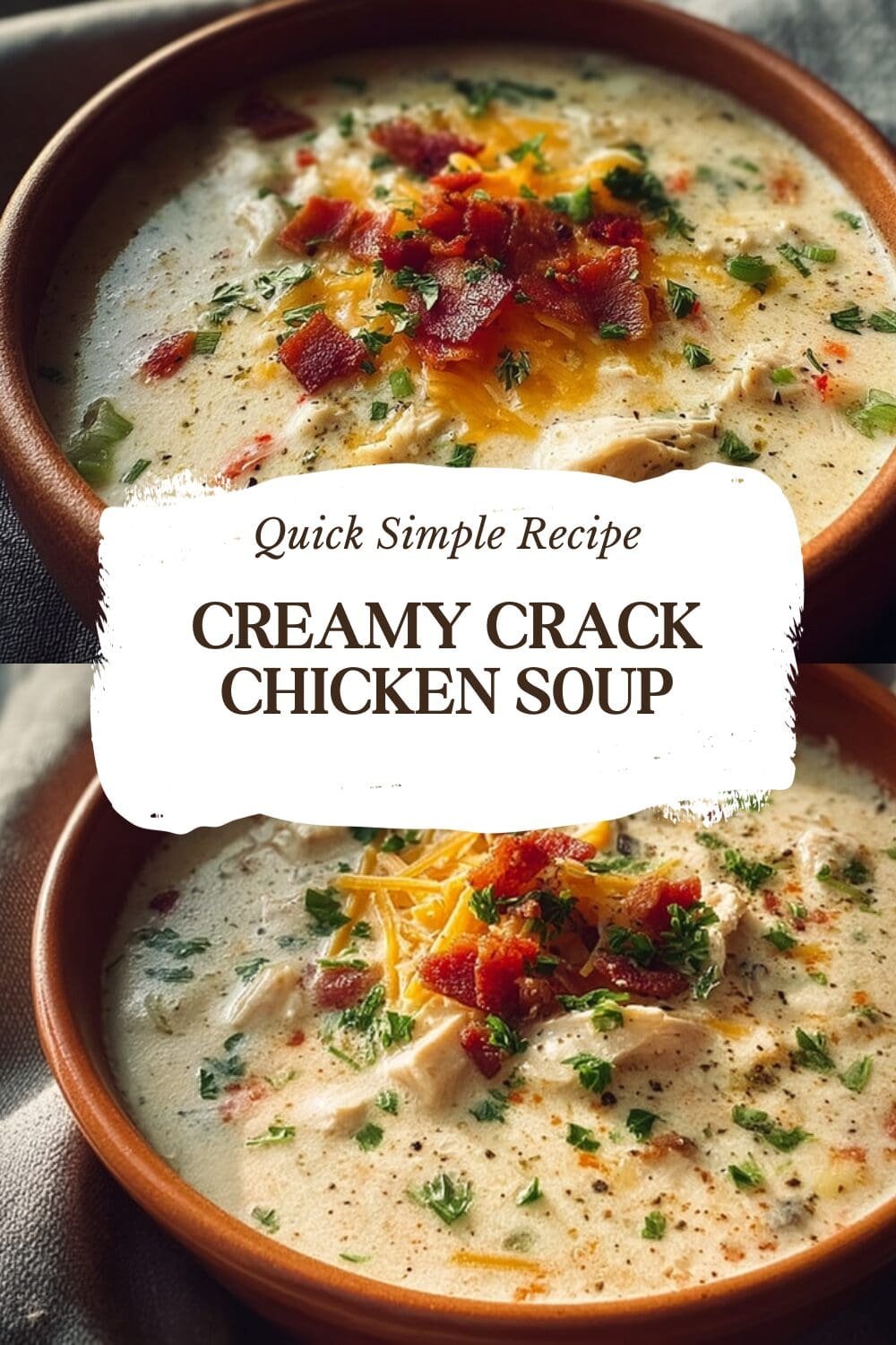 Creamy Crack Chicken Soup