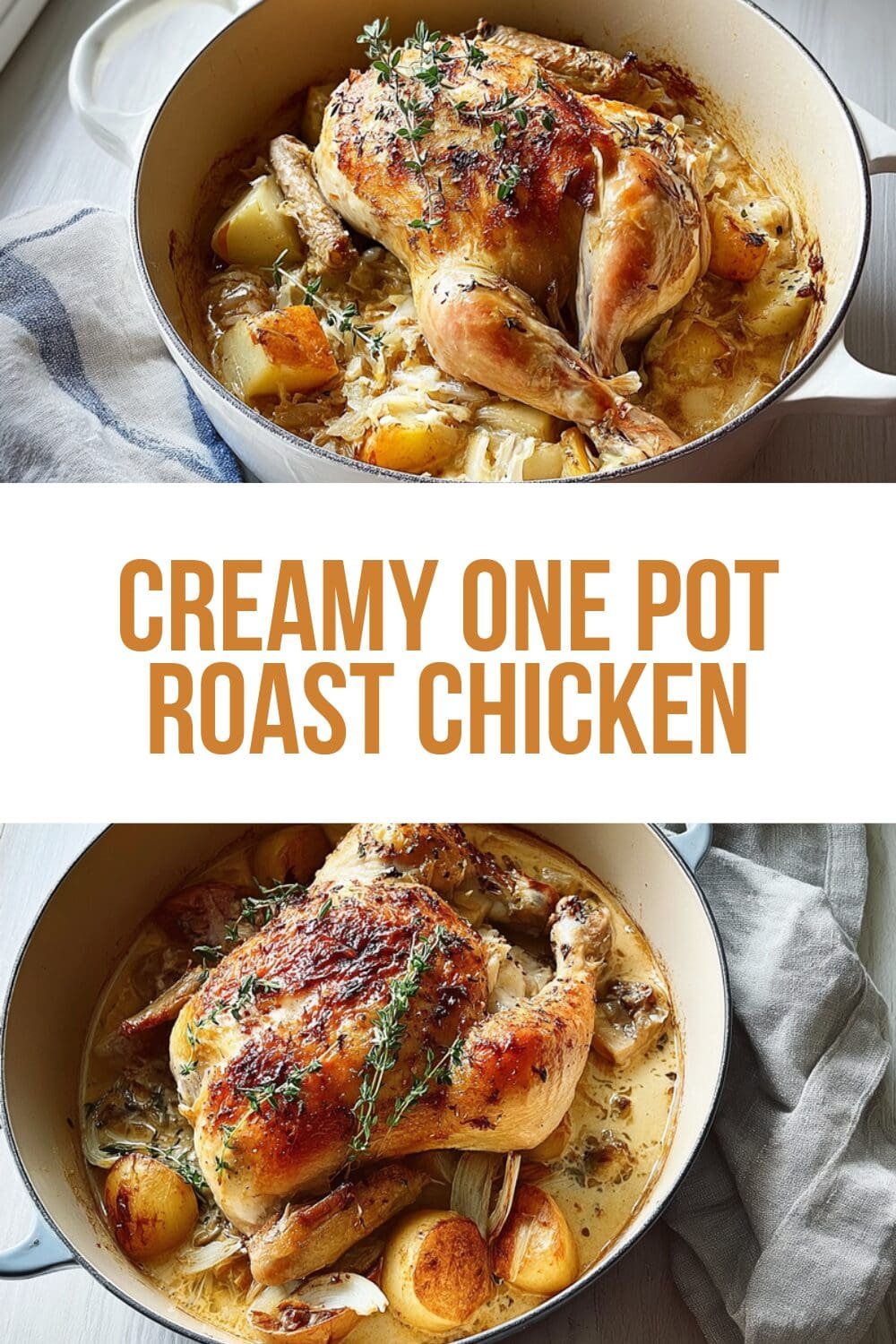 Creamy Garlic Chicken Recipe With Rich Sauce And Tender Meat 7 Creamy One Pot Roast Chicken