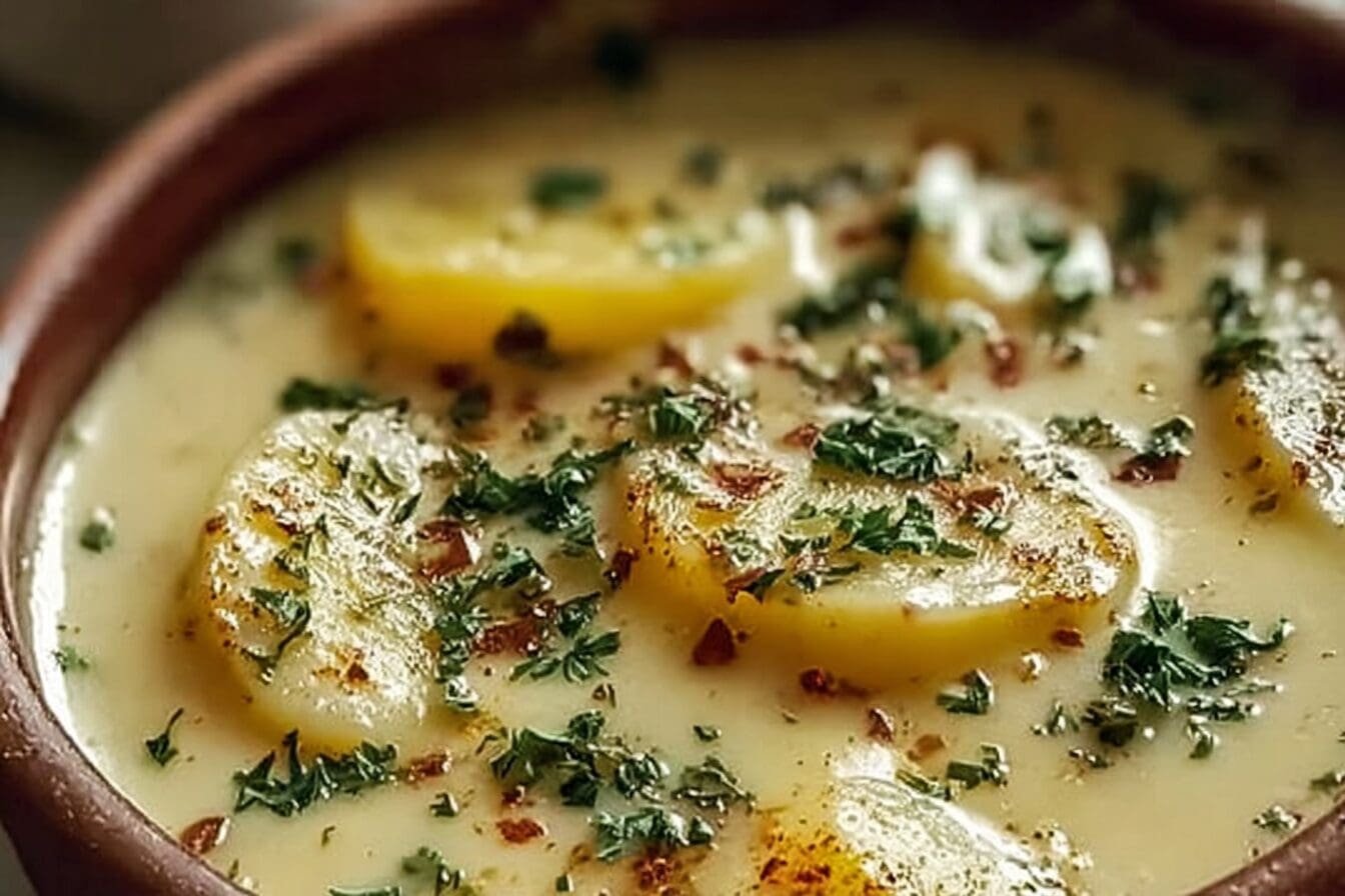 Rustic Baked Potato Soup Recipe Inspired By Favorite Café Classics 6 Creamy Rustic Potato Soup
