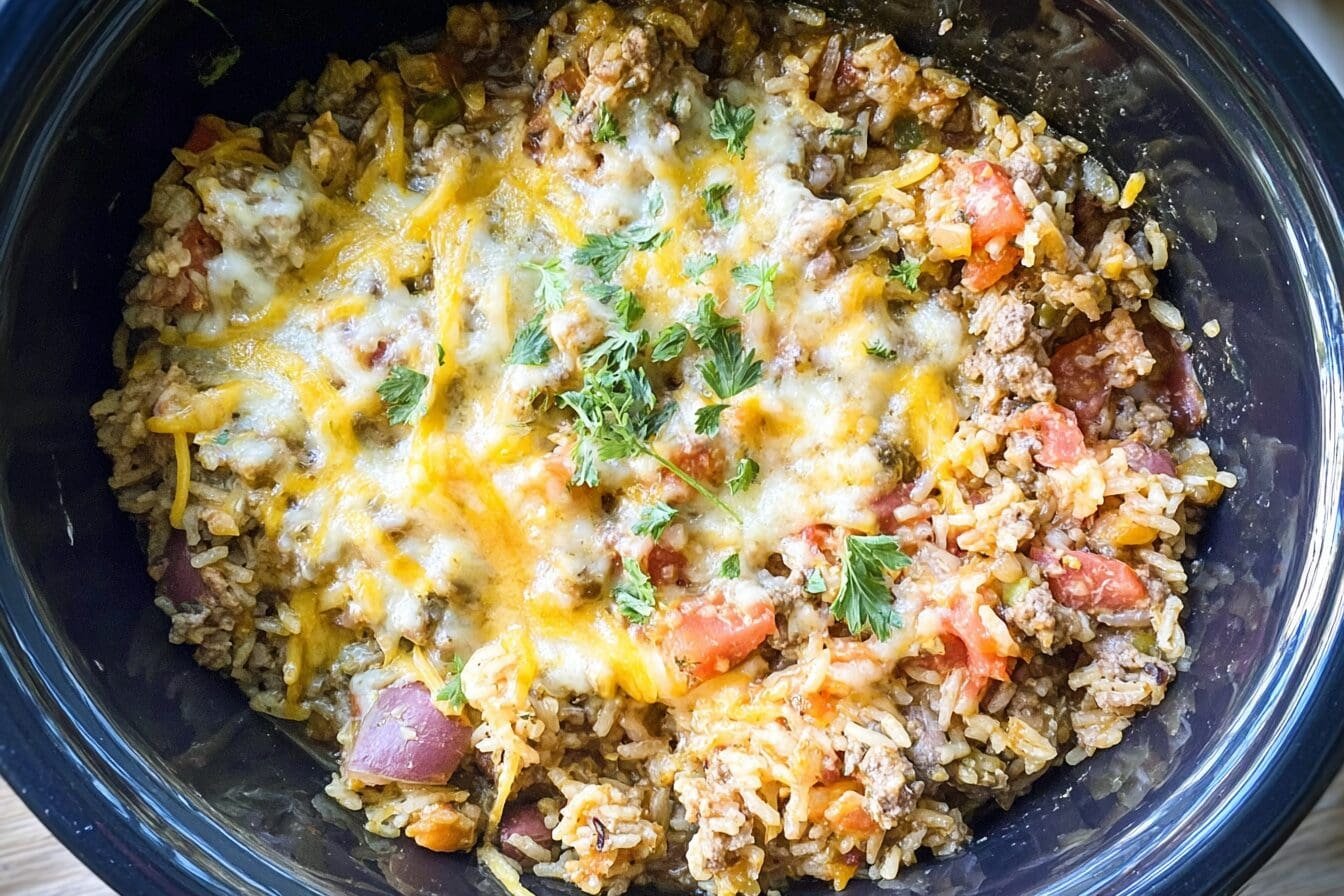 Crockpot Kitchen Sink Casserole