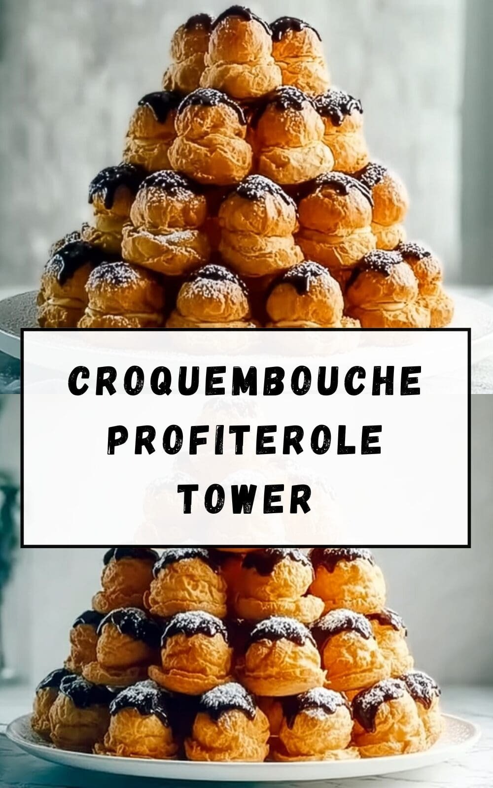 Croquembouche Profiterole Tower