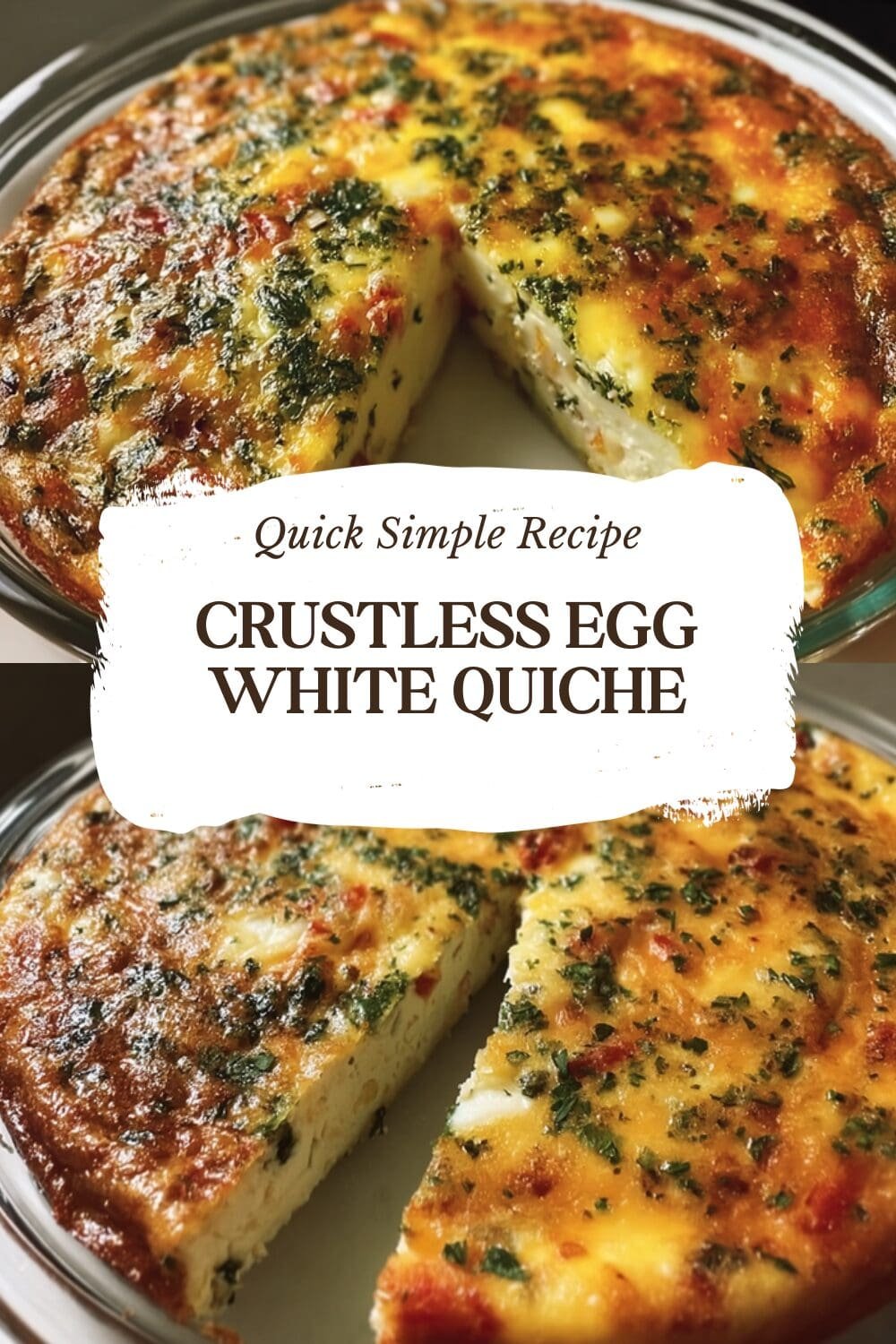 Crustless Egg White Quiche