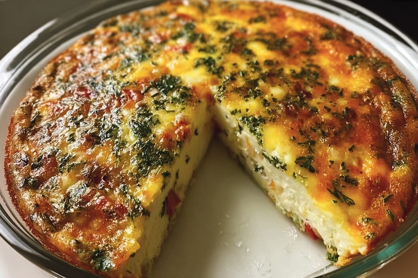 Crustless Egg White Quiche