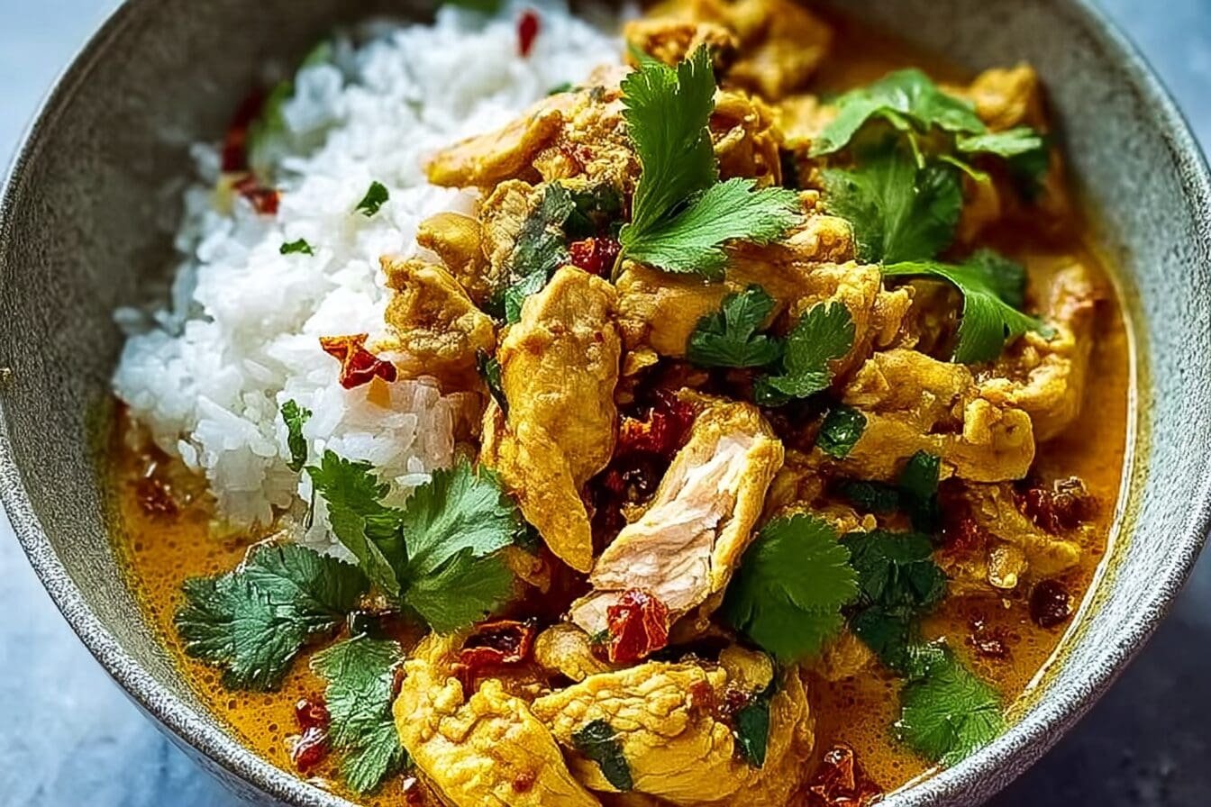 Curried Coconut Chicken And Rice