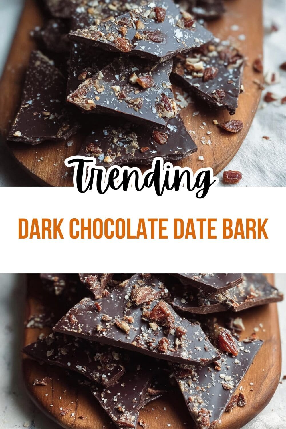 Dark Chocolate Date Bark