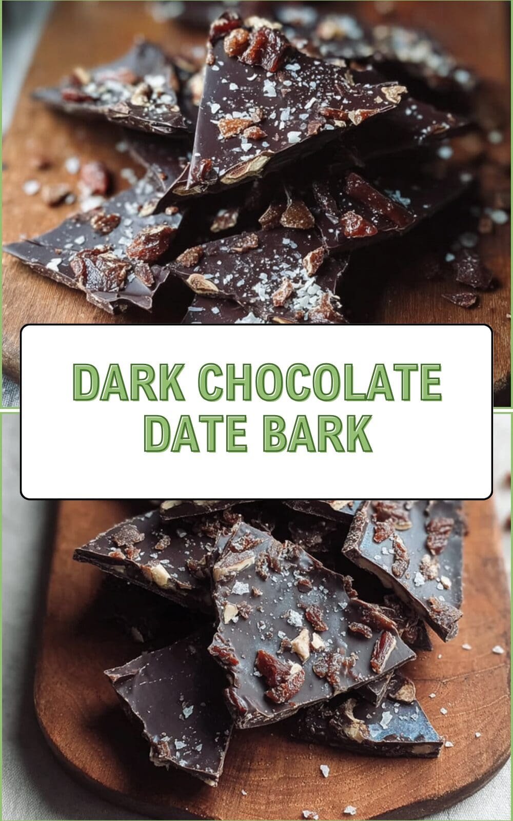 Dark Chocolate Date Bark