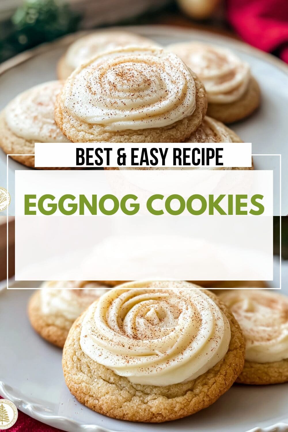 Eggnog Cookies