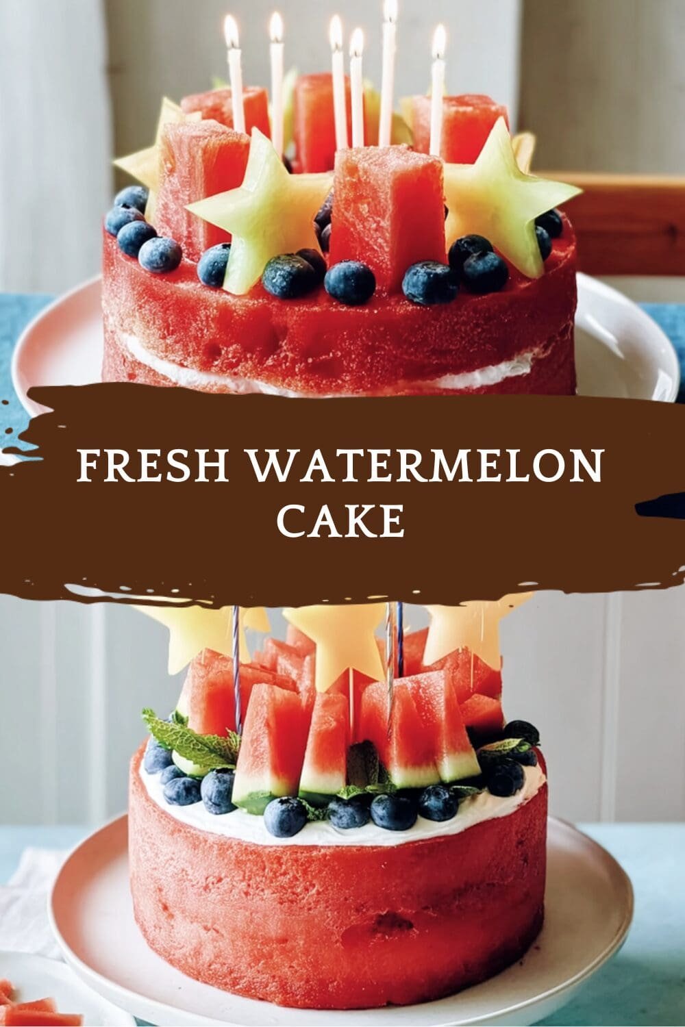 Fresh Watermelon Cake