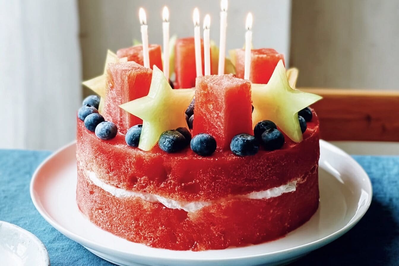 Fresh Watermelon Cake