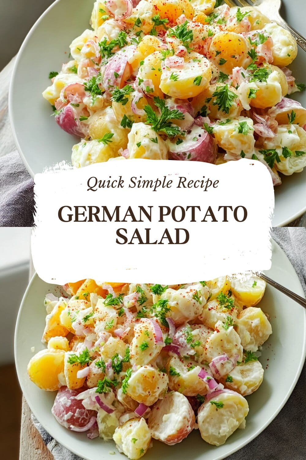 German Potato Salad Recipe With Tangy Bacon Dressing And Fresh Herbs 7 German Potato Salad