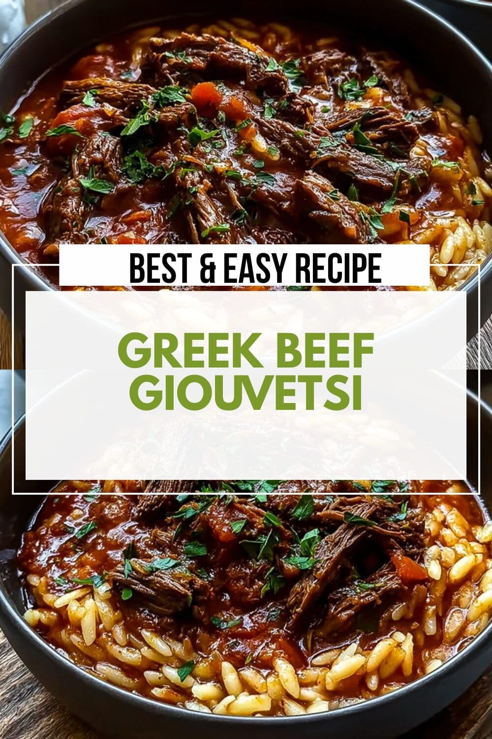 Greek Beef Giouvetsi