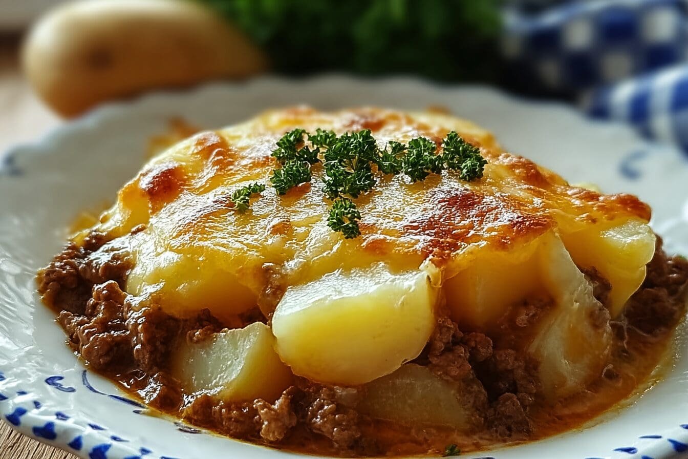 Ground Beef Potato Casserole