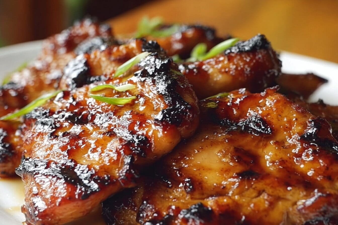Hawaiian Grilled Teriyaki Chicken Recipe With Sweet Pineapple Sauce 6 Hawaiian Grilled Teriyaki Chicken