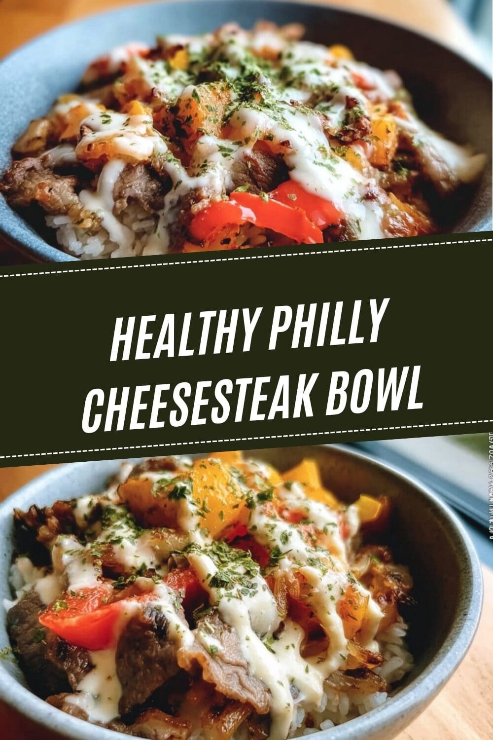 Healthy Philly Cheesesteak Bowl
