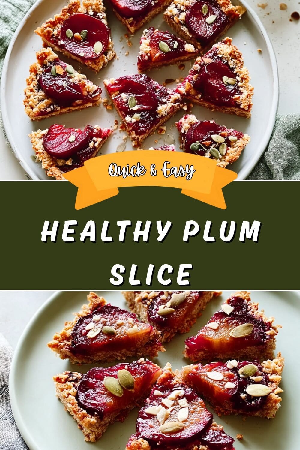 Healthy Plum Slice