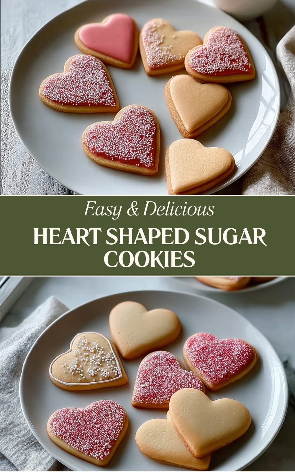 Heart Shaped Frosted Sugar Cookies Recipe For Perfect Sweet Treats 7 Heart Shaped Sugar Cookies