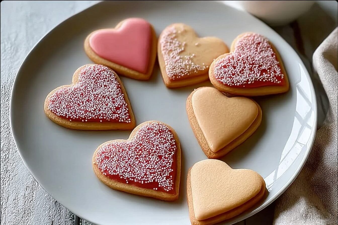 Heart Shaped Frosted Sugar Cookies Recipe For Perfect Sweet Treats 6 Heart Shaped Sugar Cookies
