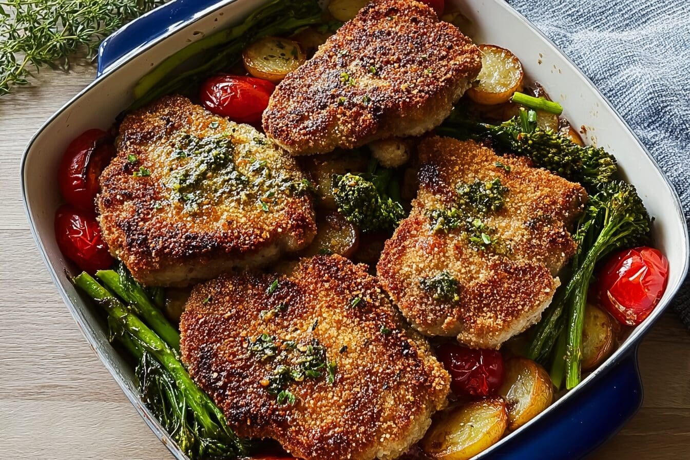 Herb Crusted Pork Chops With Simple Seasonings For Tender Flavor 6 Herb Crusted Pork Cutlets