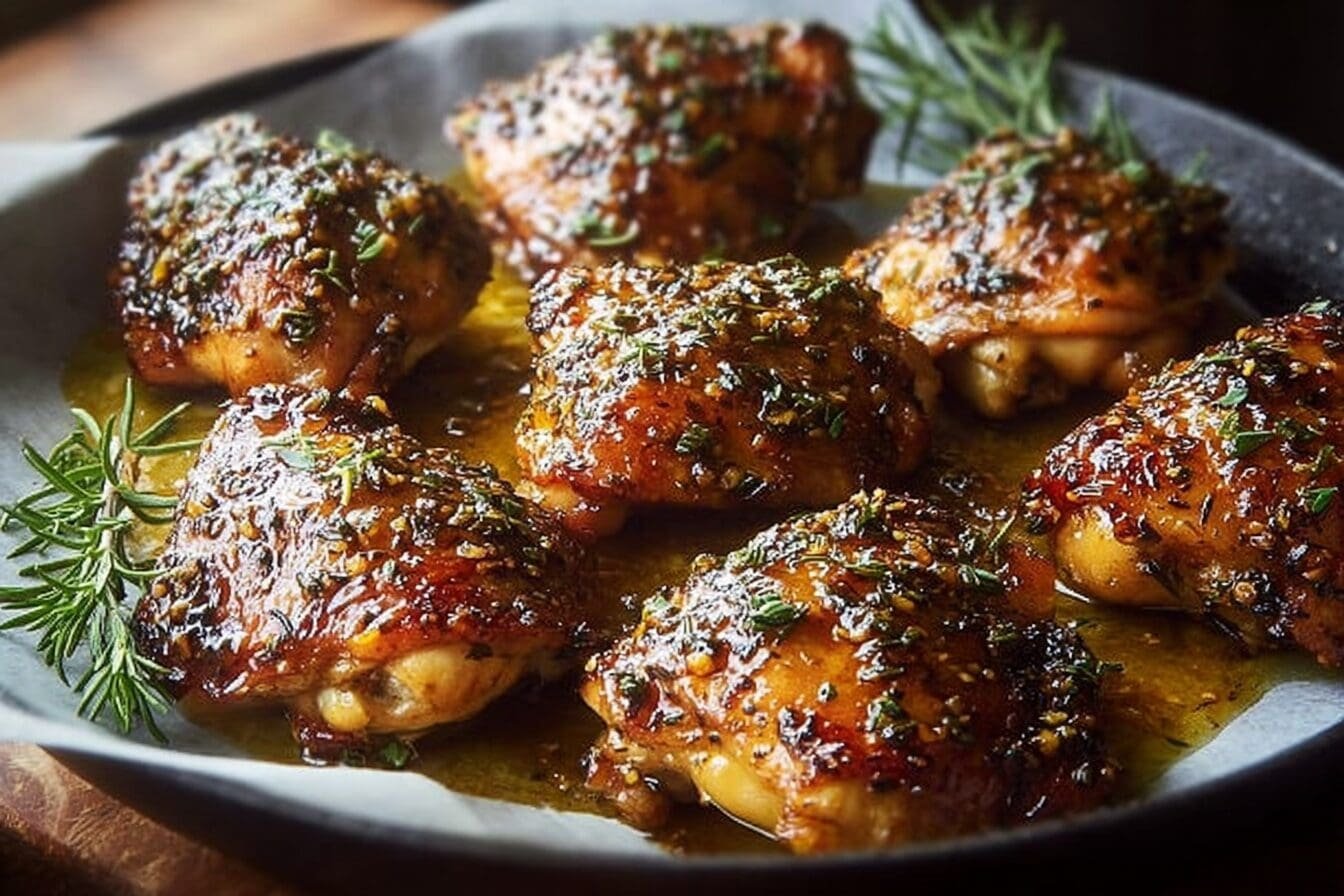 Honey Garlic Chicken Thighs Recipe With Sweet And Savory Flavor 6 Honey Glazed Chicken Thighs