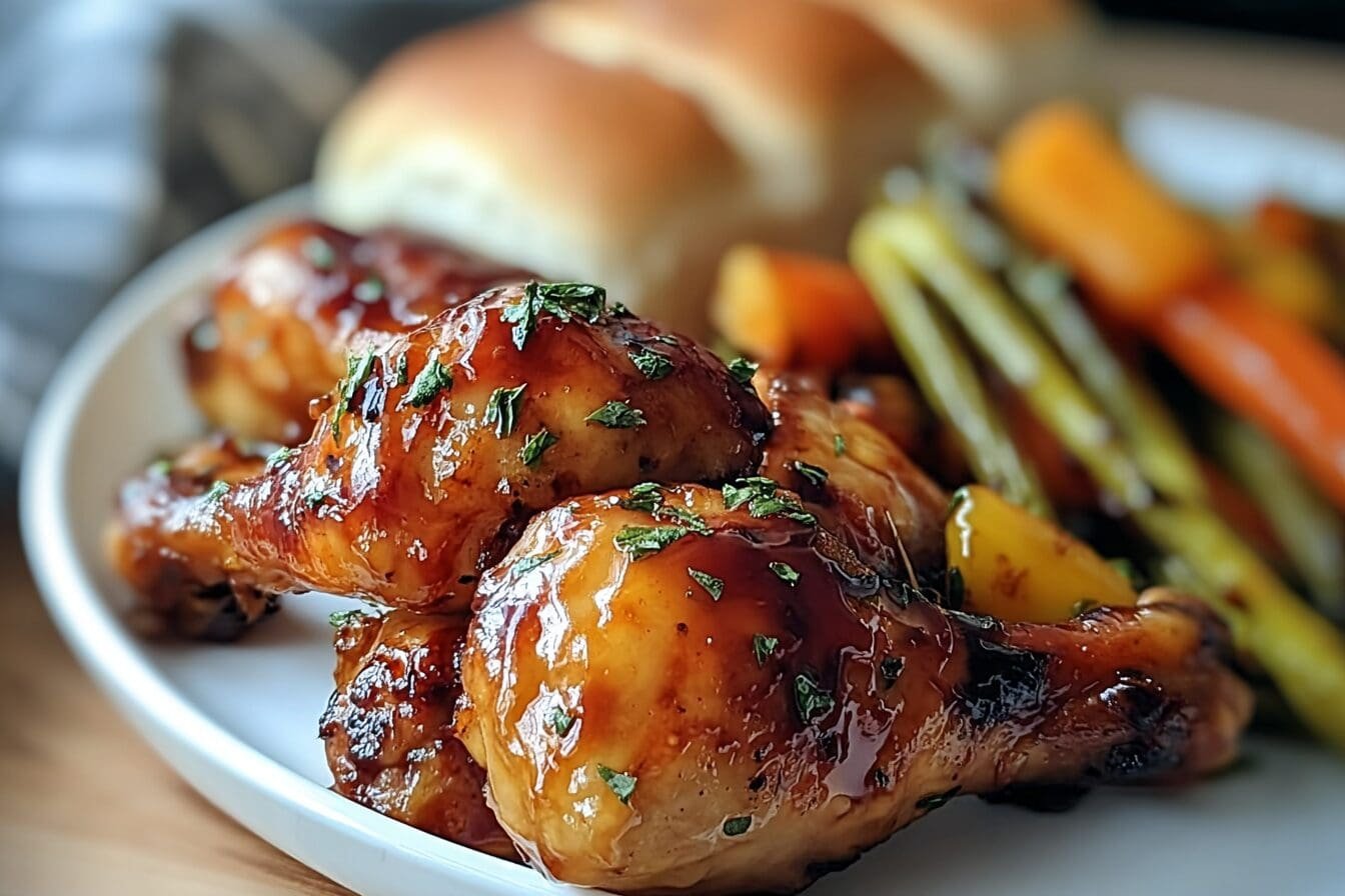 Honey Glazed Drumsticks