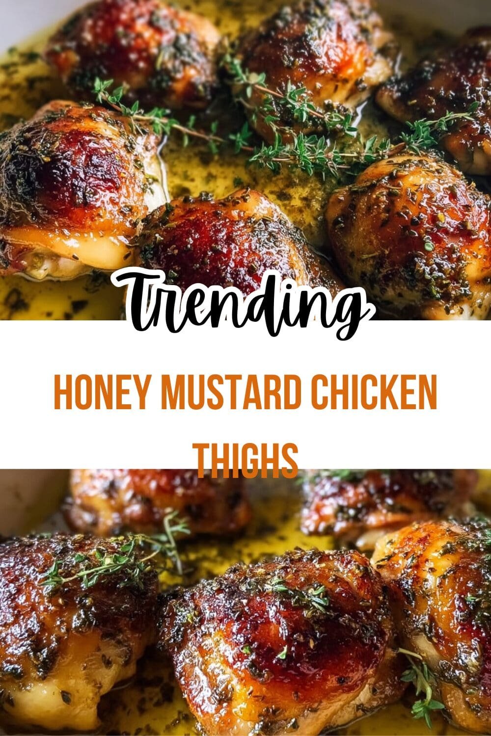 Honey Mustard Chicken Thighs